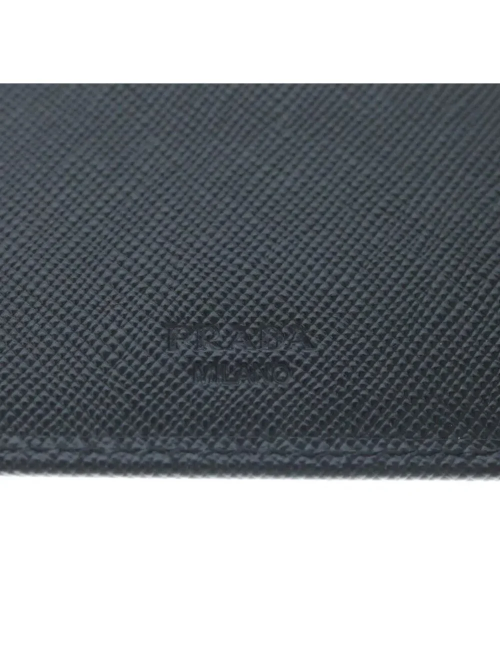 Prada Saffiano Leather Bifold Wallet Compact Wallet